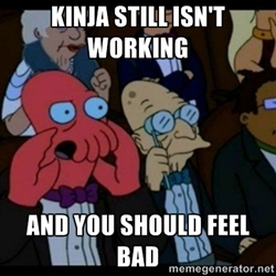 Illustration for article titled Kinja Commenting Issues, Avatar Upload Bug Updates